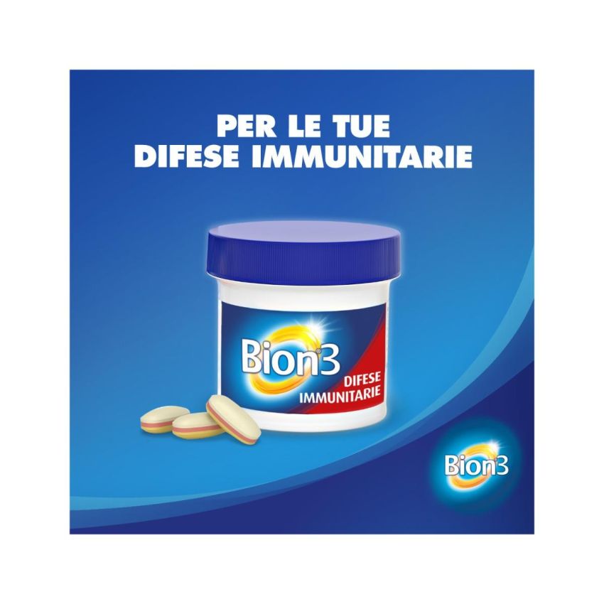 Bion3 Immune Defense con Vitamina D e Zinco - 30 Compresse per il Rinforzo Immunitario