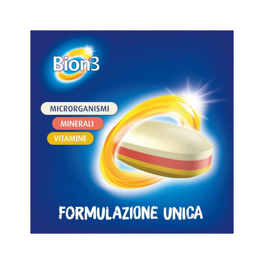 Bion3 Immune Defense con Vitamina D e Zinco - 30 Compresse per il Rinforzo Immunitario