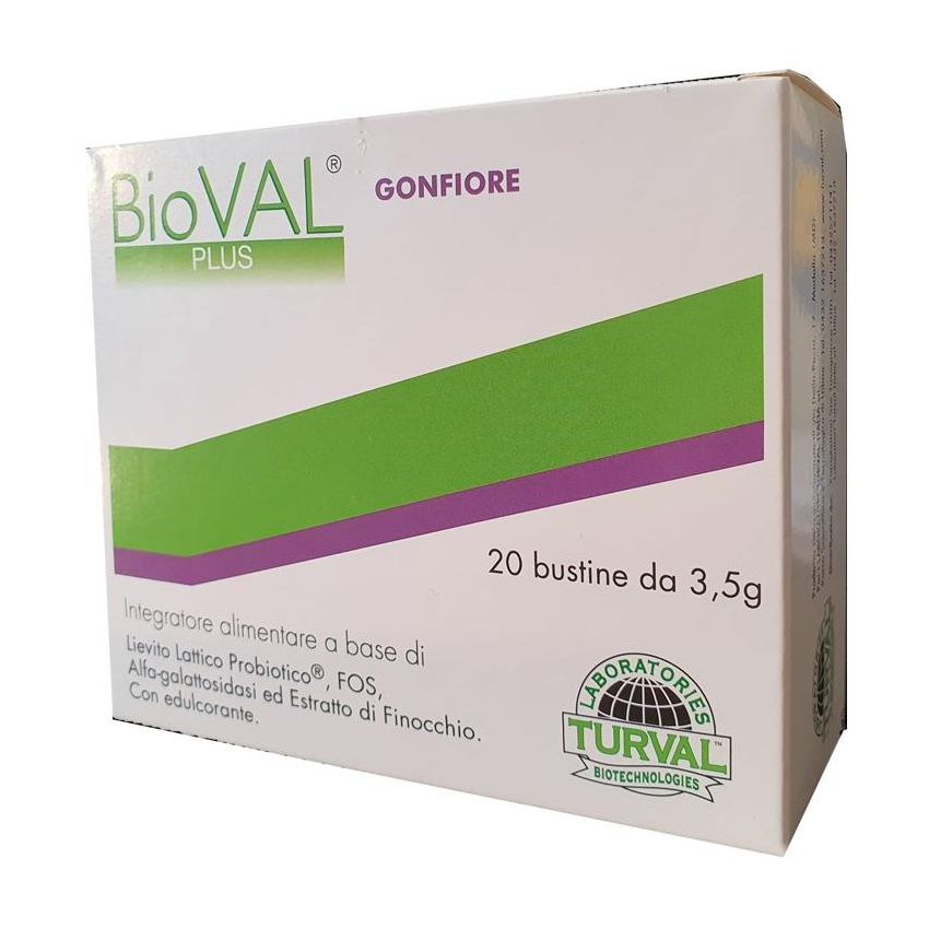 Bioval Plus Anti-Gonfiore, 20 Bustine - Prodotto Biologico