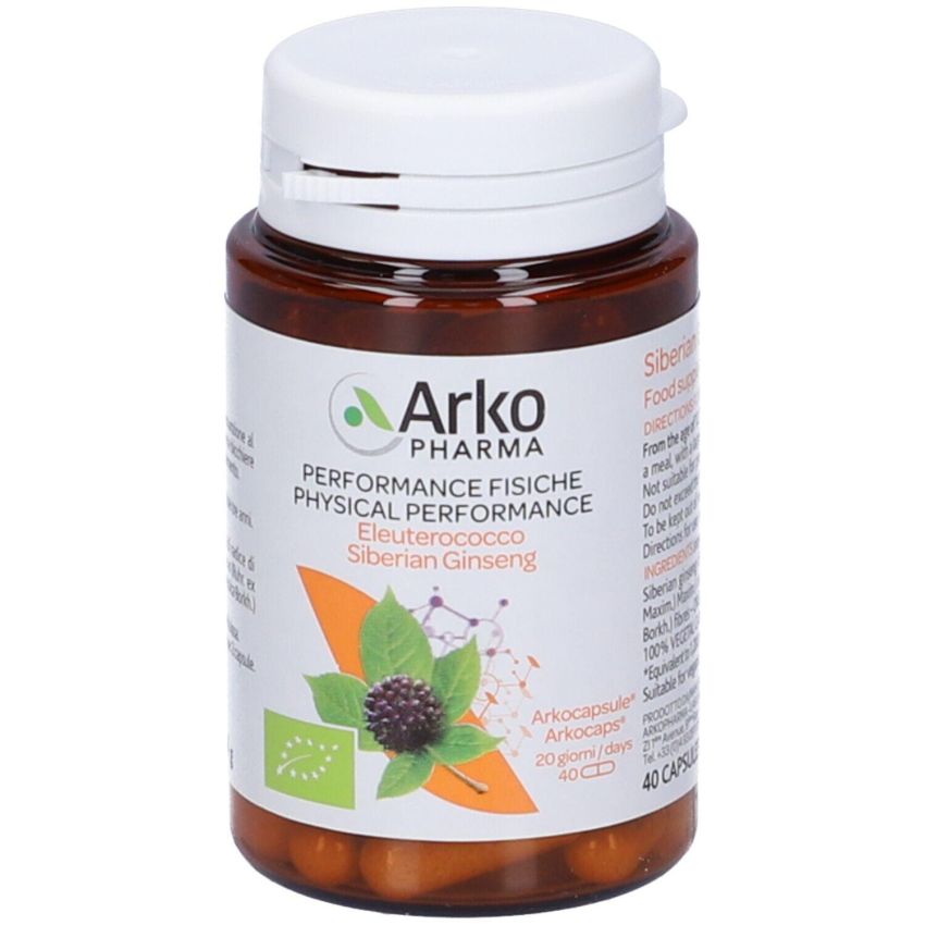 Arkocaps Eleuterococco Bio - 40 Capsule