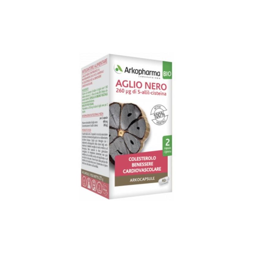 Arkopharma Bio Aglio Nero - 40 Capsule