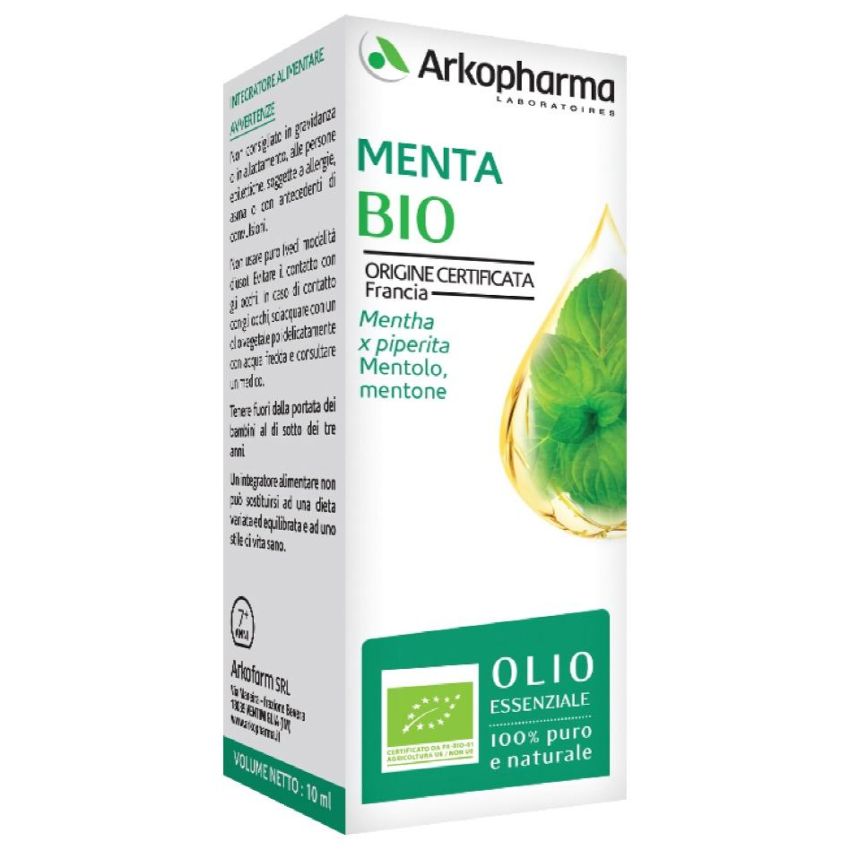 Arkopharma Arkoessentiel Bio Menta Piperita Olio Essenziale 10ml