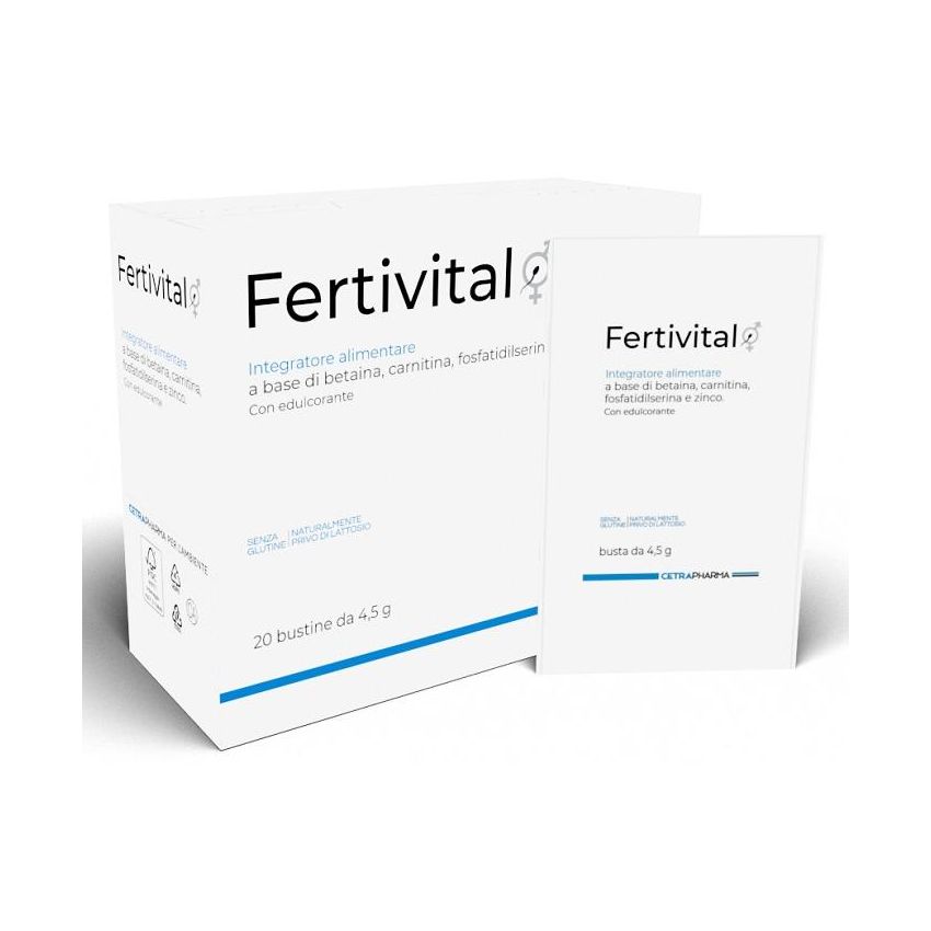 Fertivital - Integratore Fertilità, 20 Bustine