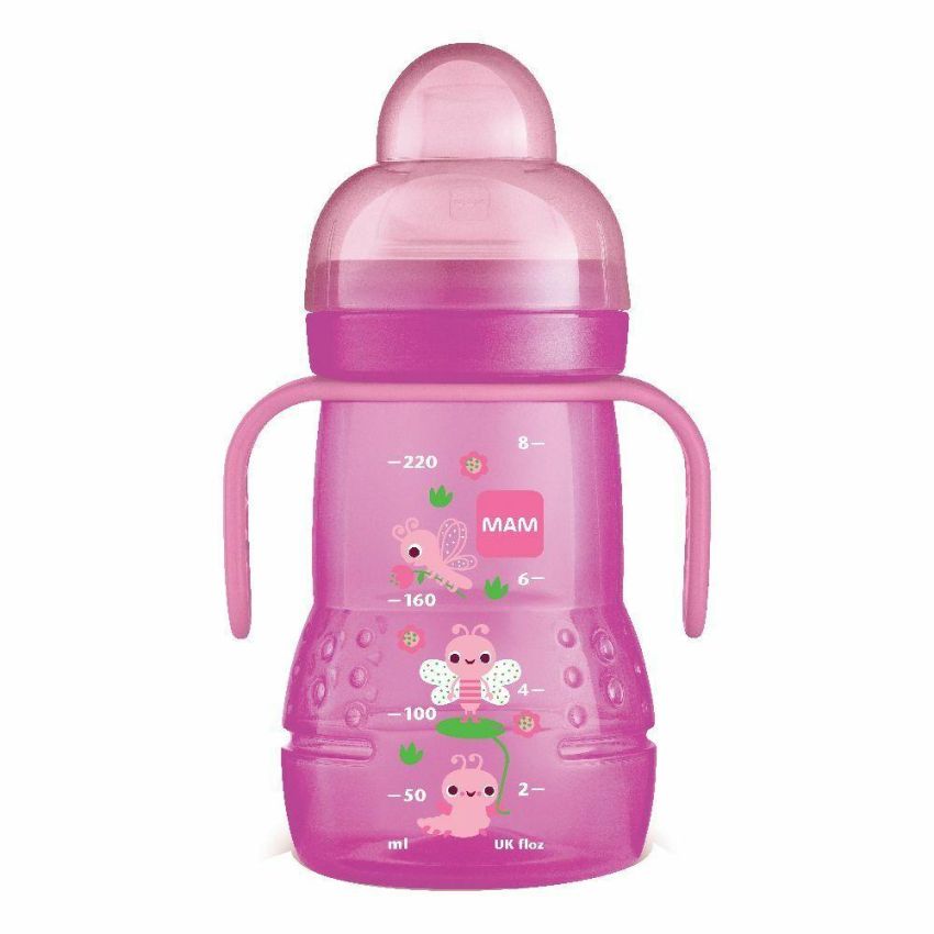 Mam Trainer Biberon Tazza per Bambine, 1 Pezzo