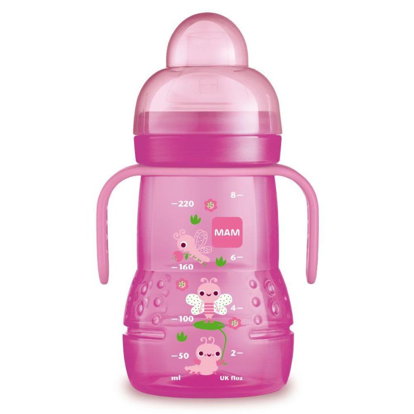 Mam Trainer Biberon Tazza per Bambine, 1 Pezzo