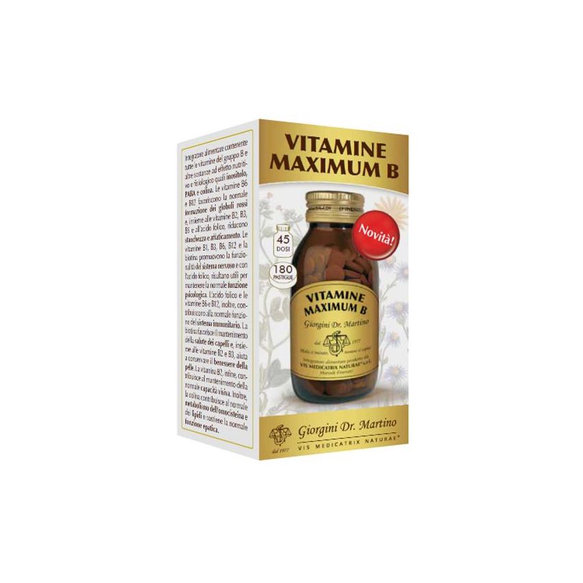 Vitamine B Maximum Strength - 180 Pastiglie