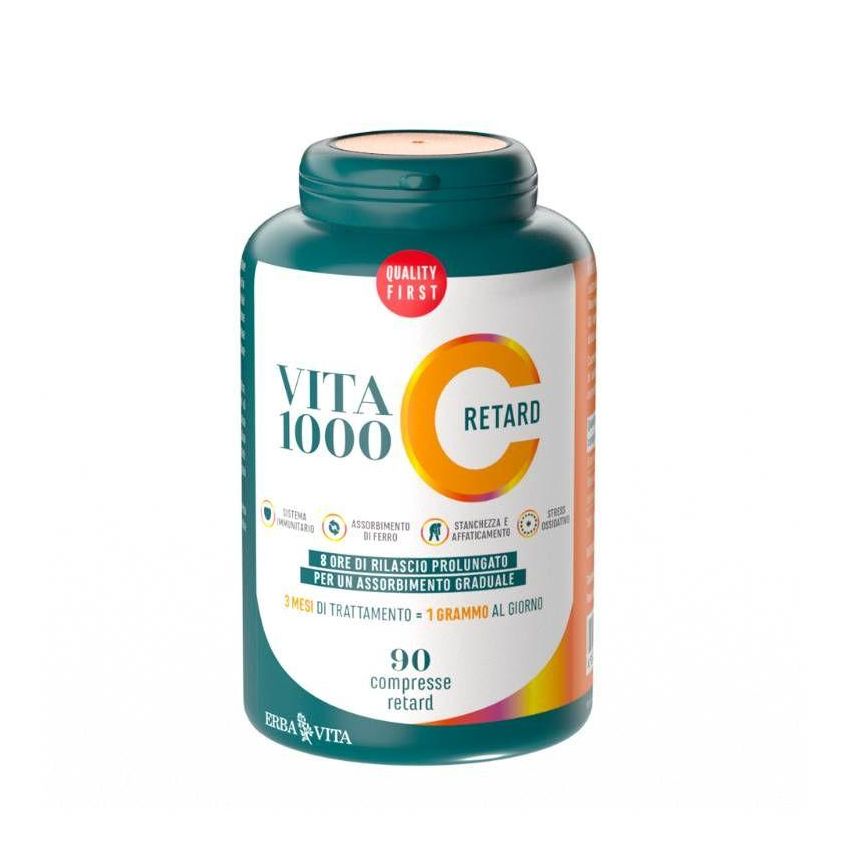 Erba Vita Retard di Vita C 1000 - Pacco da 90 Compresse
