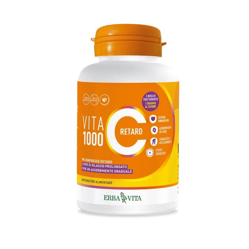 Erba Vita Retard di Vita C 1000 - Pacco da 90 Compresse