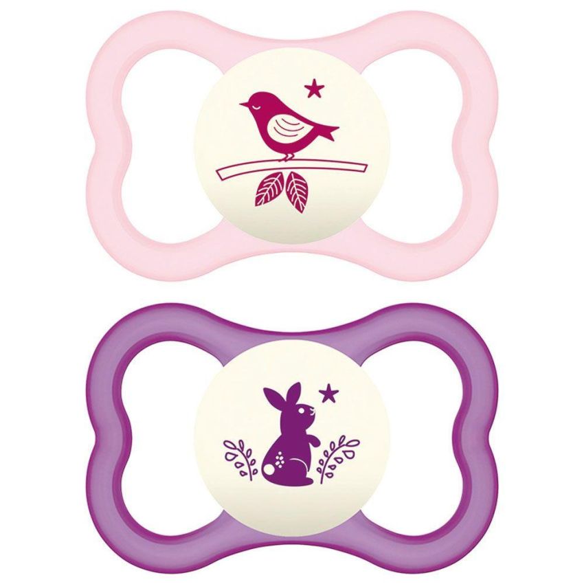 Set Notturno Mam Air: Succhietto in Silicone per Bambine