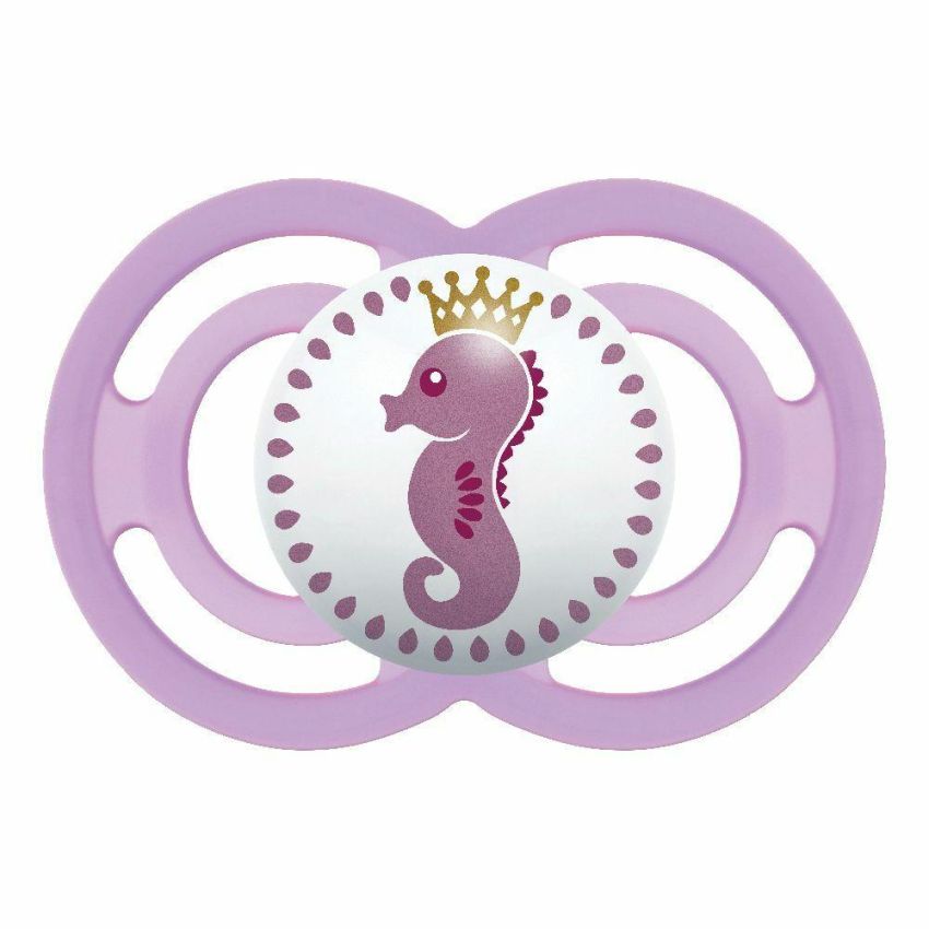 Mam Perfect Succhietto in Silicone per Femmine, 6 Mesi+, 1 Pezzo