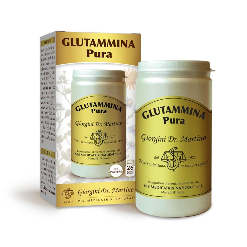 Dr Giorgini Glutammina Pura in Polvere - Integratore Salutare di 100g
