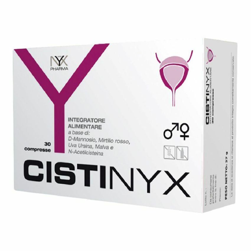 Cistinyx - Integratore per la salute delle vie urinarie, 30 compresse