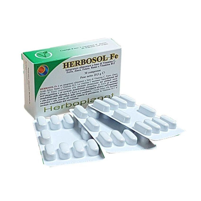 Herbosol - Compresse di Ferro da 30 Pezzi