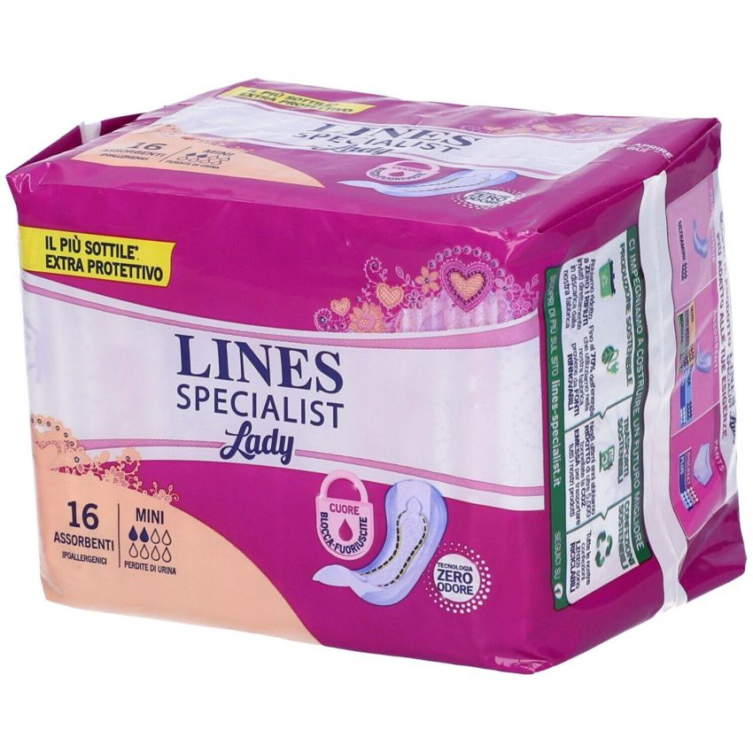 Lines Specialist Mini Lady - Pacco da 16 Assorbenti