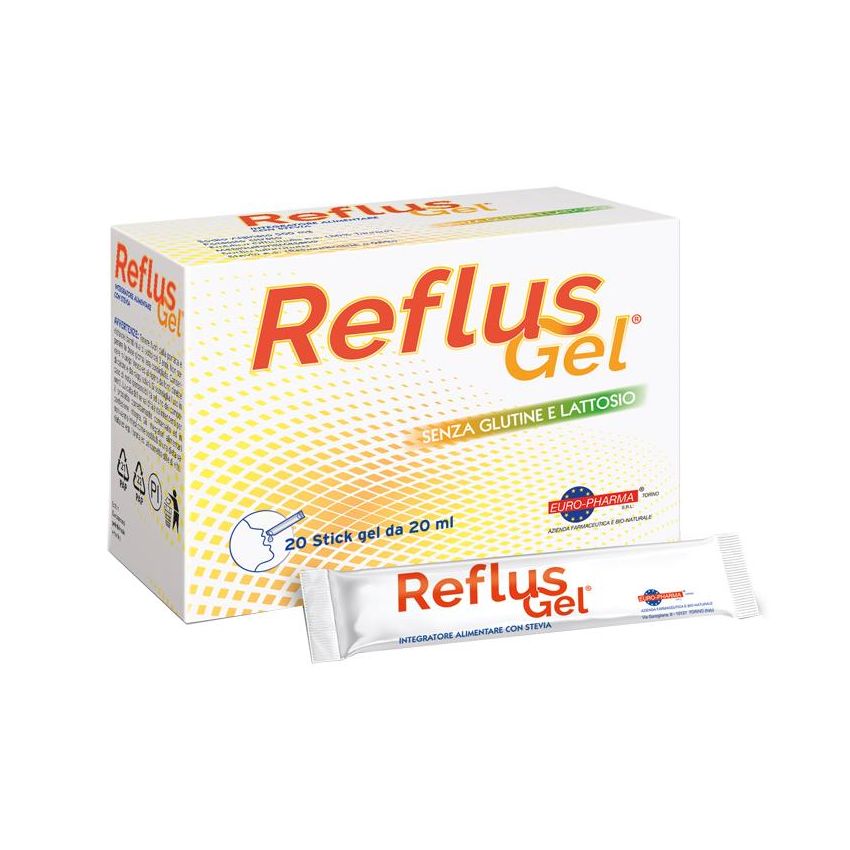 Reflus Antacid Gel - Pack di 20 Stick Gels