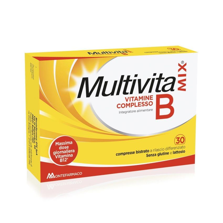 Multivitamix Complesso di Vitamine B - 30 Compresse Bistrato