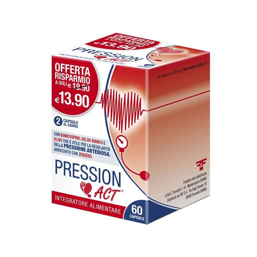 ActPression 60 Capsule per il Controllo della Pressione