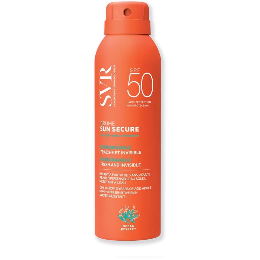 SVR Sun Secure Spray SPF50 200ml - Formulazione Nuova ed Avanzata