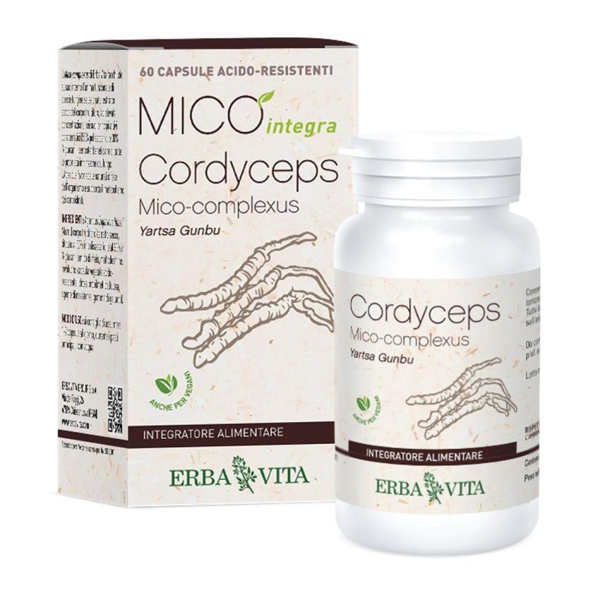 Erba Vita Integra - 60 Compresse di Cordyceps Mico