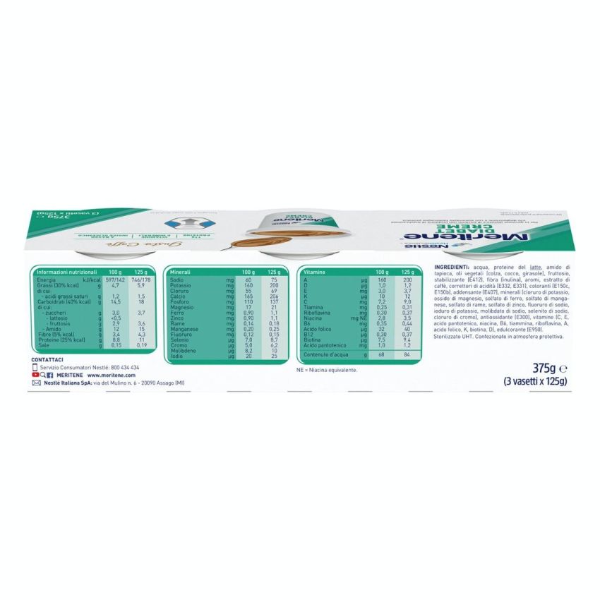 Meritene Diabet - Crema al Caffè Nutrizionale per Diabetici 375g