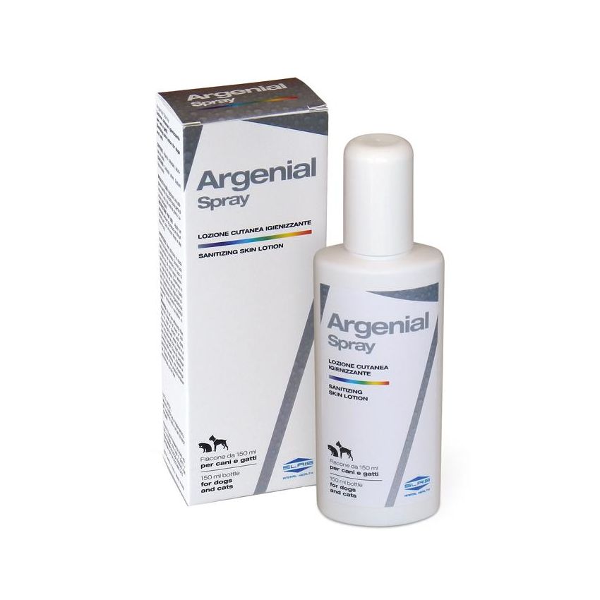Argenial Lozione Cutanea Igienizzante in Spray per Cani e Gatti - 150ml