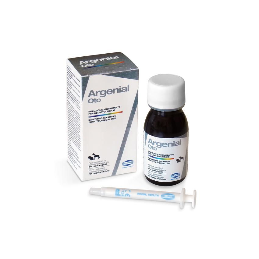 Argenial Oto - Soluzione Igienizzante Otologica per Cani e Gatti, 50ml