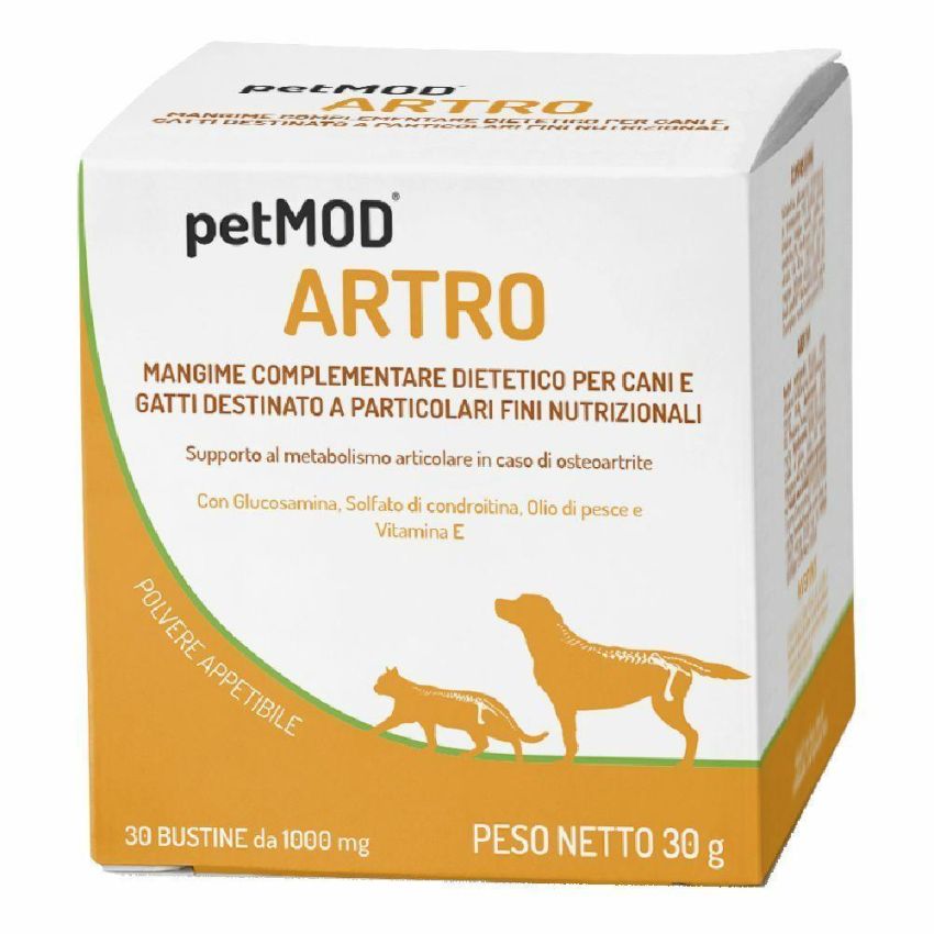 Petmod Artro: Mangime Complementare per Cani - 30 Bustine