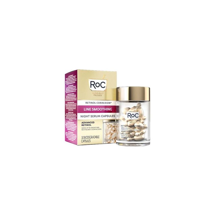Siero Viso Liscante Linee di Roc Retinol Correxion - 30 Capsule