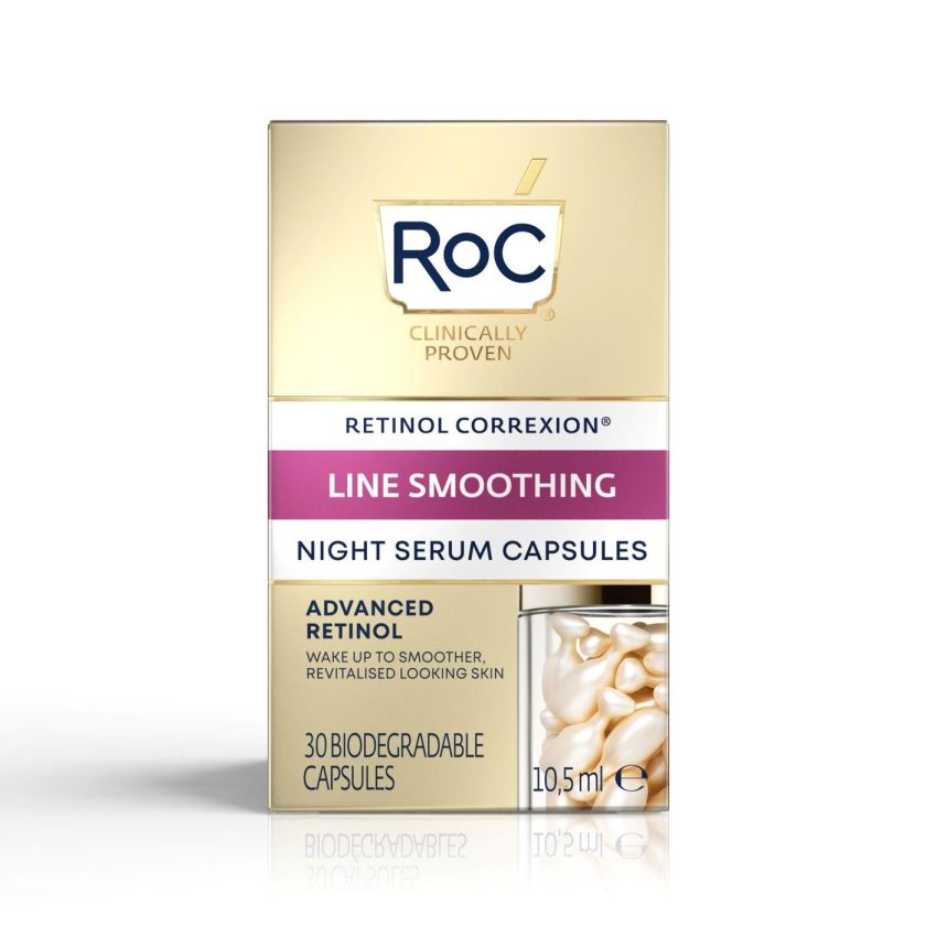 Siero Viso Liscante Linee di Roc Retinol Correxion - 30 Capsule