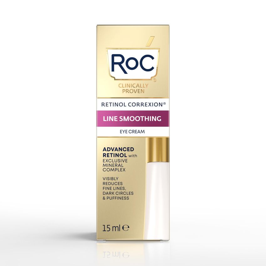 Crema Roc Retinol Correxion per Levigare le Rughe Contorno Occhi, 15ml
