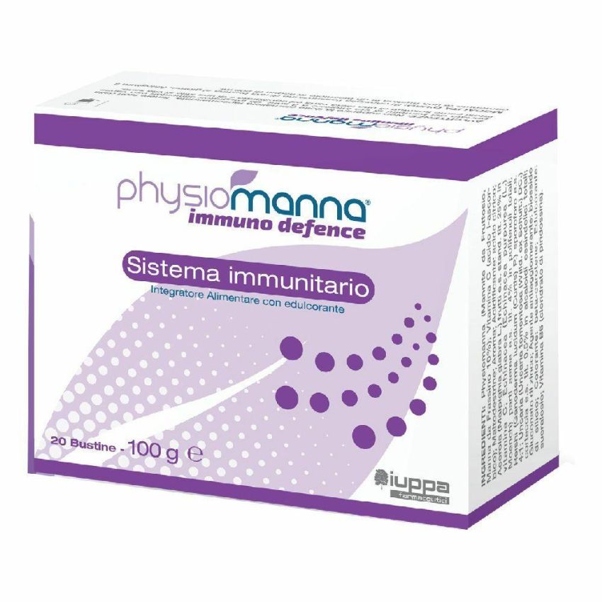Physiomanna Immuno Defence - Supporto Immunitario in 20 Bustine
