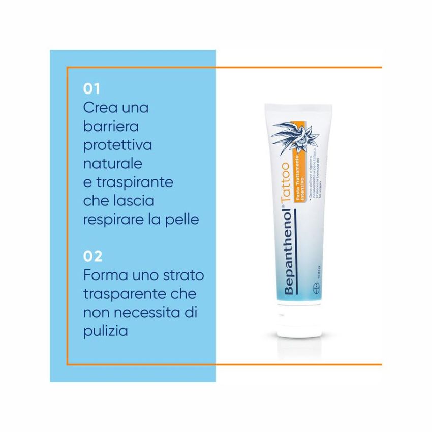 Pasta Trattamento Intensivo Bepanthenol Tattoo 100g