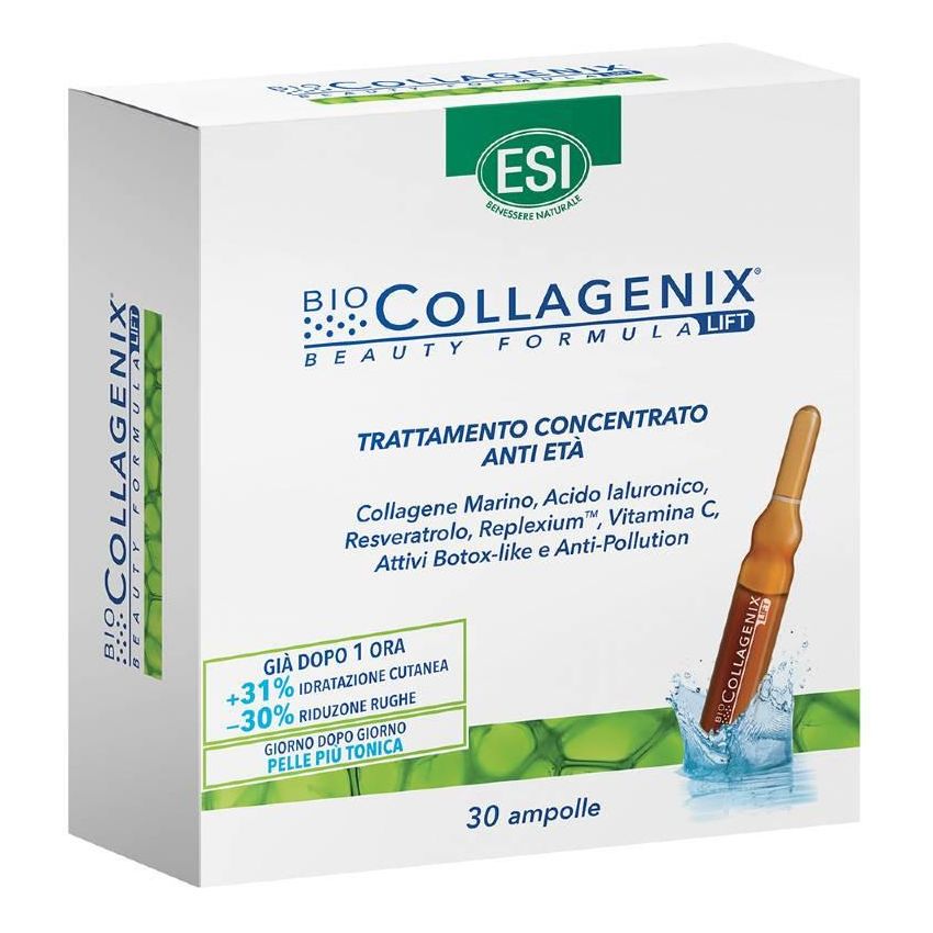 ESI Biocollagenix - Trattamento Concentrato Anti-Età Avanzato, 30 Fiale da 1,8 ml