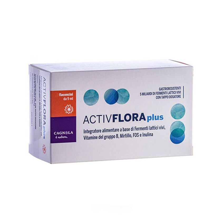 Activ Flora Plus - Integratore Florale Avanzato - 10 Flaconi da 9ml