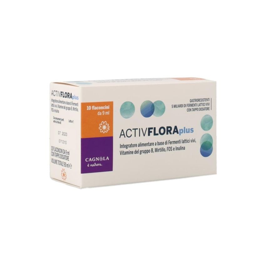 Activ Flora Plus - Integratore Florale Avanzato - 10 Flaconi da 9ml
