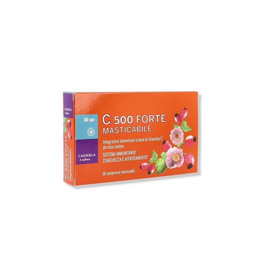 C500 Forte Compresse Masticabili - Confezione da 30 Pezzi