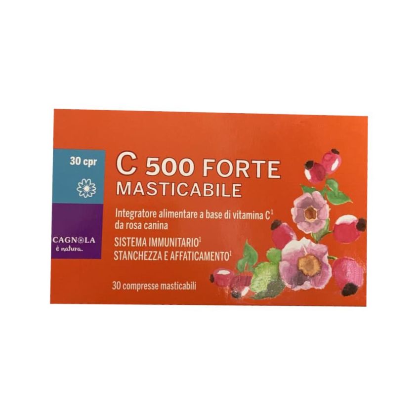 C500 Forte Compresse Masticabili - Confezione da 30 Pezzi