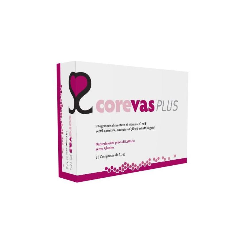 Corevas Plus - Integratore Cardiaco - 30 Compresse