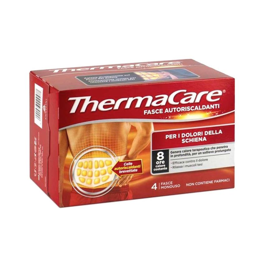 Fasce Autoriscaldanti per la Schiena Thermacare - Pacco da 4