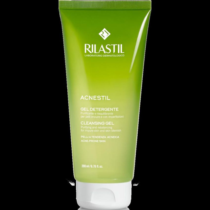 Gel Detergente Rilastil Acnestil - 200ml per Pelle con Acne