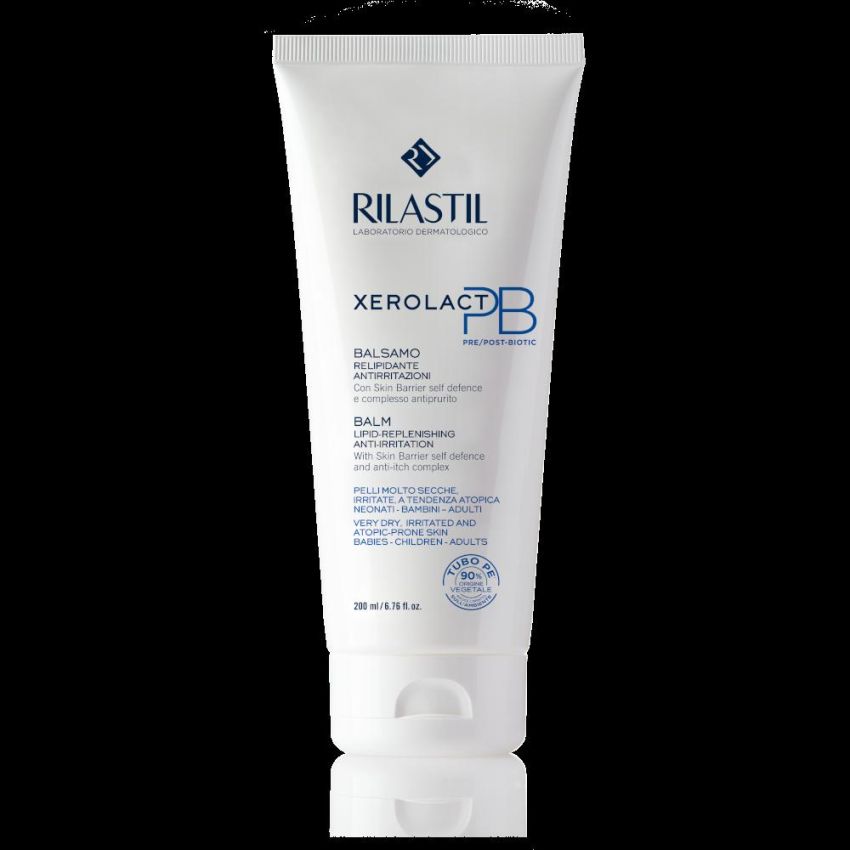 Rilastil Xerolact PB - Balsamo Riidratante e Relipidante, 200ml