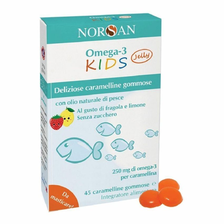 Norsan Omega 3 Caramelle per Bambini - 90g