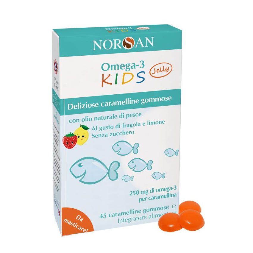 Norsan Omega 3 Caramelle per Bambini - 90g