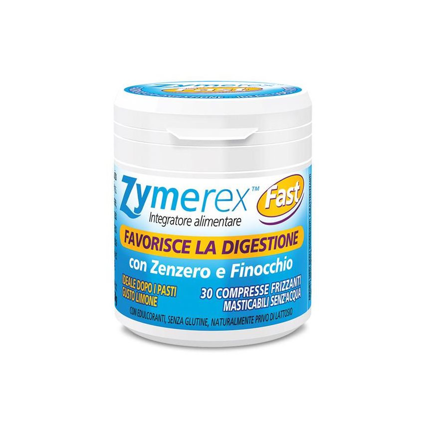 Zymerex Rapid - 30 Compresse Masticabili ad Azione Veloce