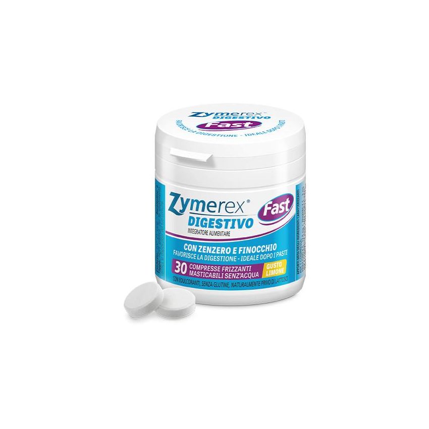 Zymerex Rapid - 30 Compresse Masticabili ad Azione Veloce