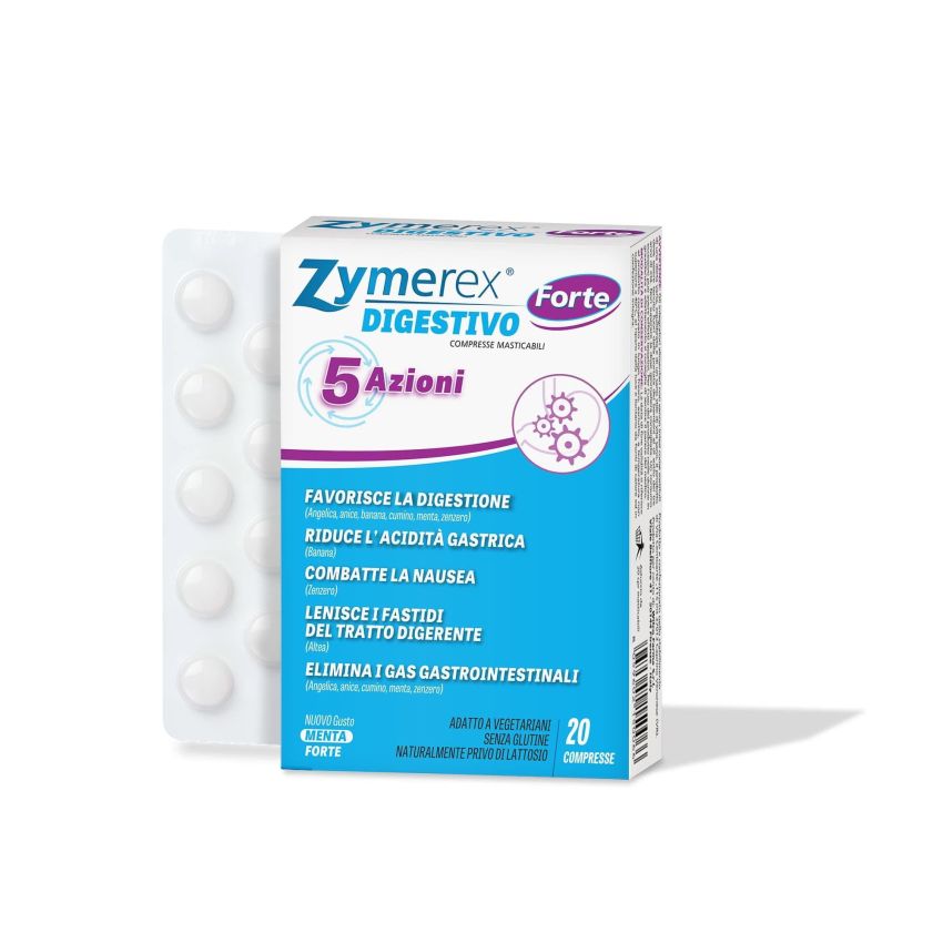 Zymerex Forte: Digestivo Potente in 20 Compresse