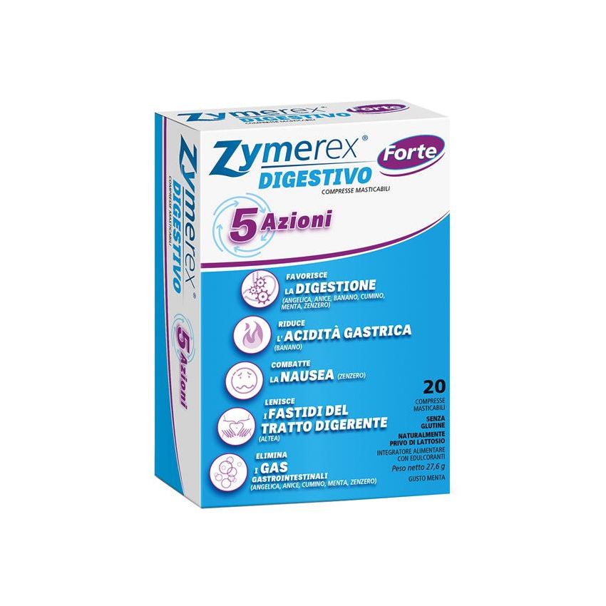 Zymerex Forte: Digestivo Potente in 20 Compresse