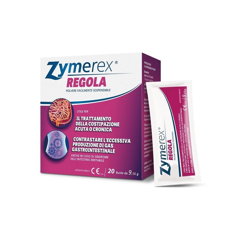 Zymerex Regola - Integratore Digestivo in Bustine da 20 Pezzi