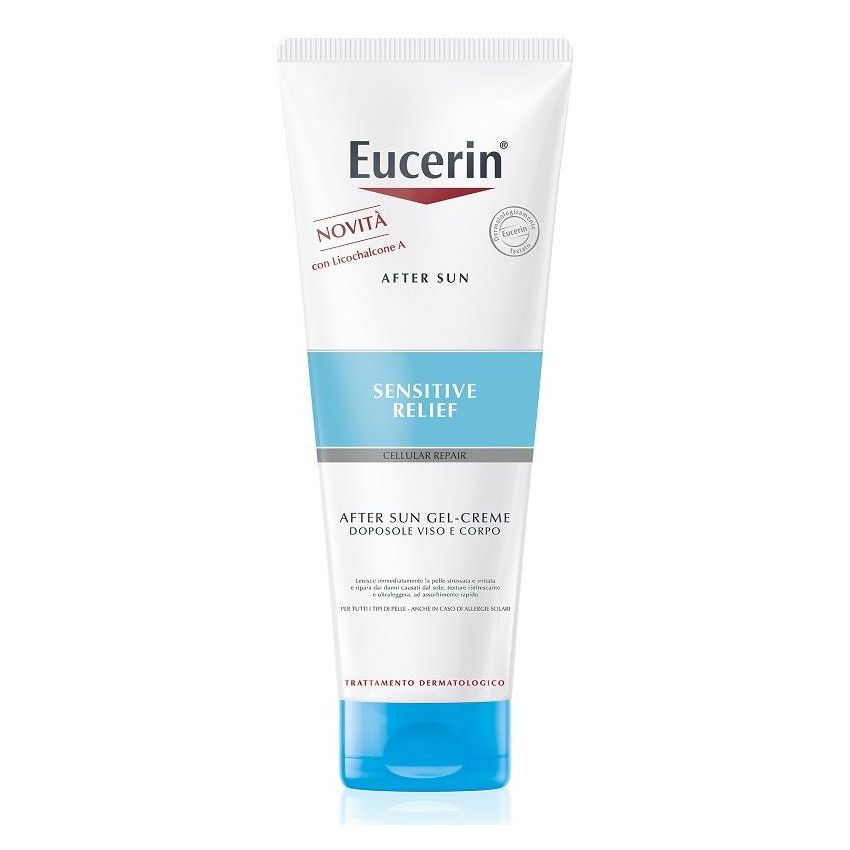 Eucerin Crema-Gel 200ml di Soccorso per Pelle Sensibile Dopo Sole