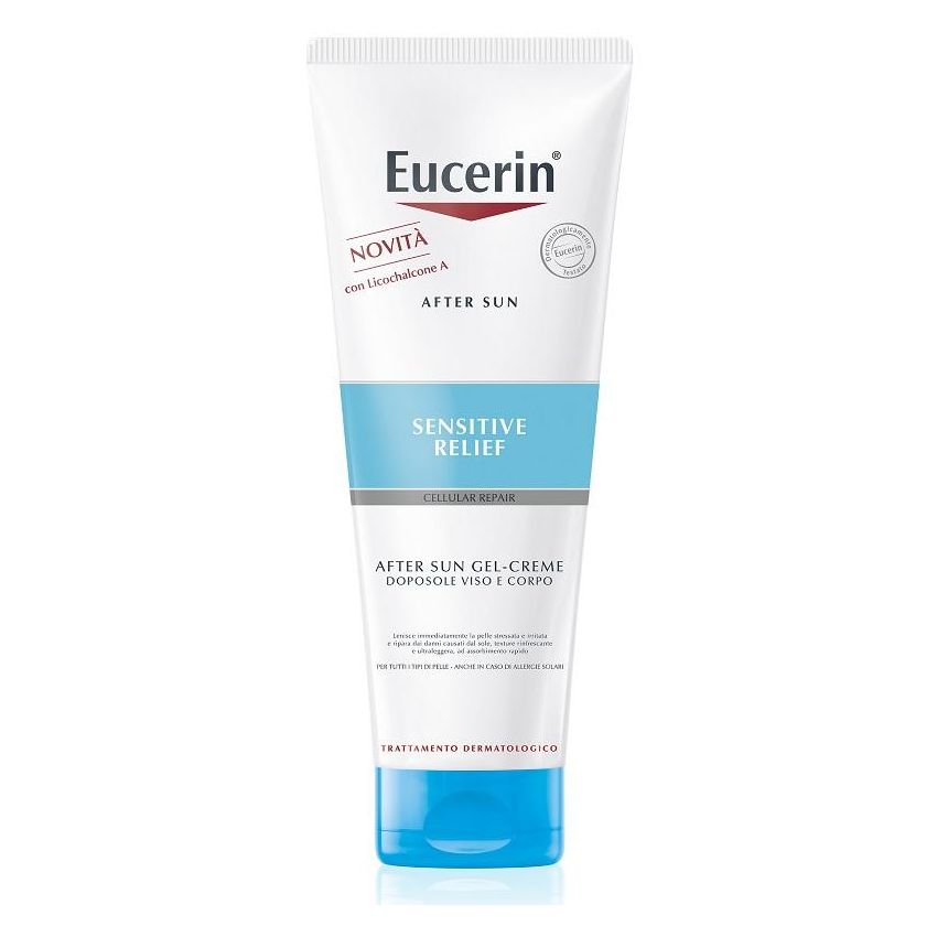 Eucerin Crema-Gel 200ml di Soccorso per Pelle Sensibile Dopo Sole